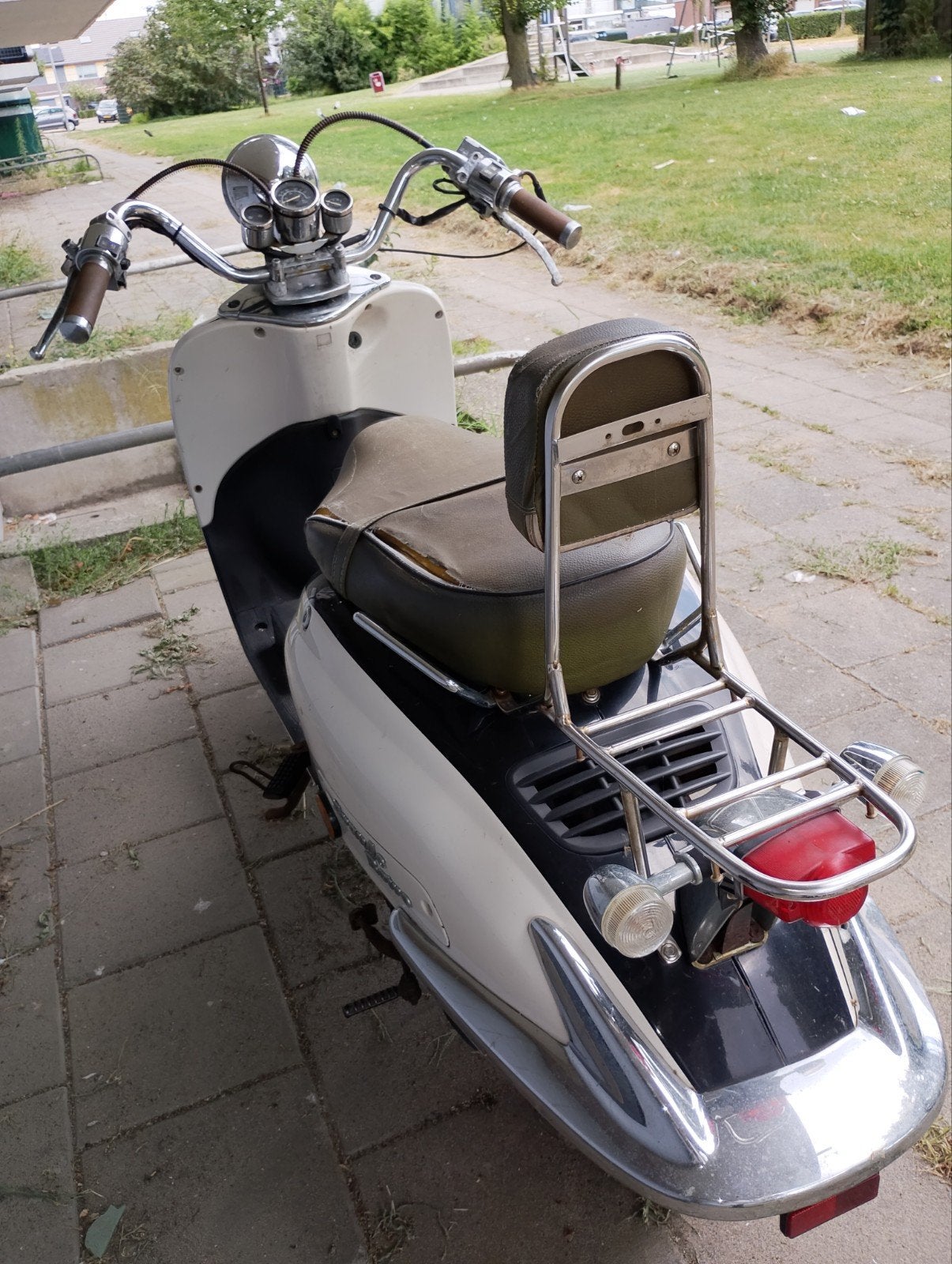 Grande Retro scooter voor onderdelen (geen kenteken), Ophalen, Gebruikt, Overige typen, Overige merken