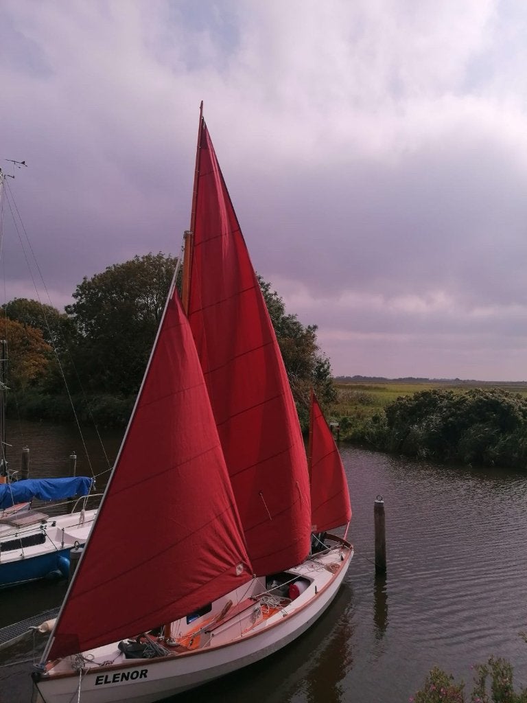 Drascombe longboat, Watersport en Boten, Ophalen, Gebruikt, Fok, Drascombe