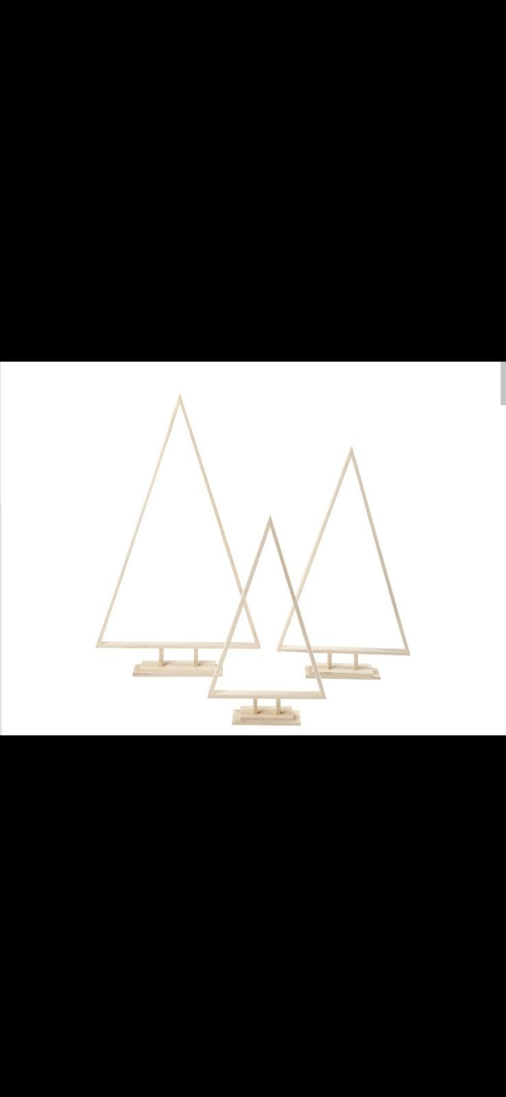 houten kerstboomset, Ophalen of Verzenden, Nieuw