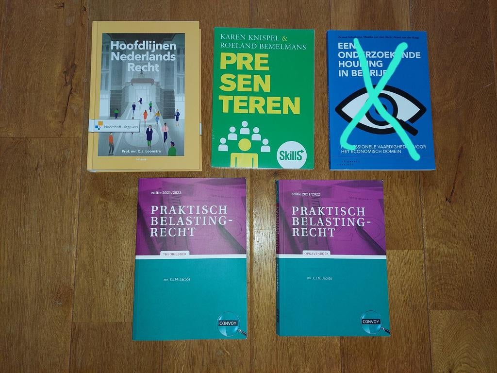 Studieboeken 1e jaars Accountancy / Finance & Control NIEUW!, Nieuw, Noordhoff Uitgevers, Beta, HBO