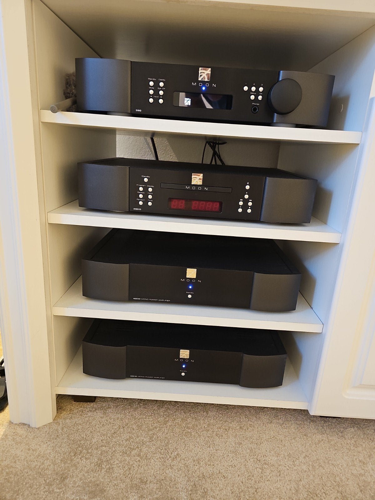 Simaudio Moon 390, Moon 260DT, moon 400M x2, Ophalen, Zo goed als nieuw