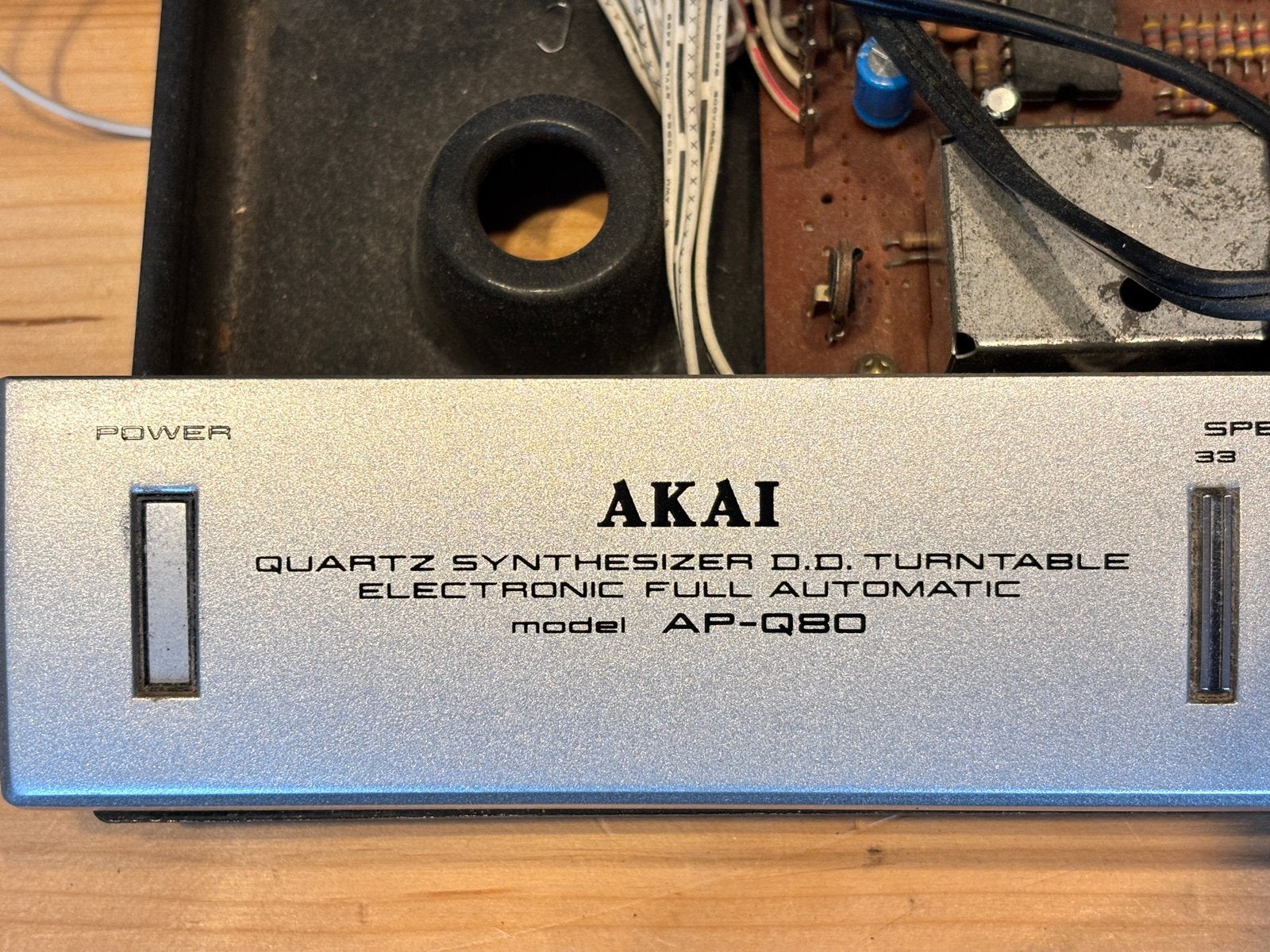 Akai AP-Q80 draaitafel, montageklaar, goed lezen a.u.b., Ophalen, Zo goed als nieuw, Akai