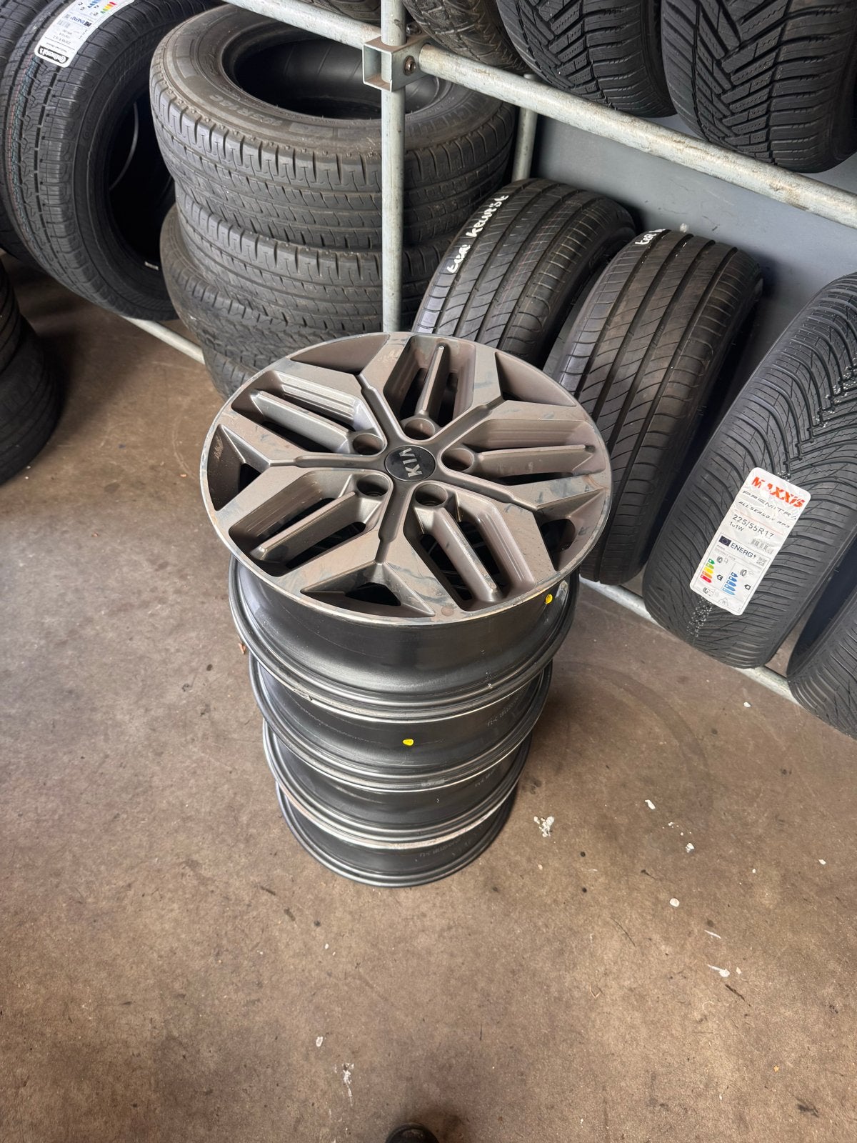Kia Optima Velgen - 17 inch - Origineel, Gebruikt, Velg(en), 17 inch, Ophalen of Verzenden