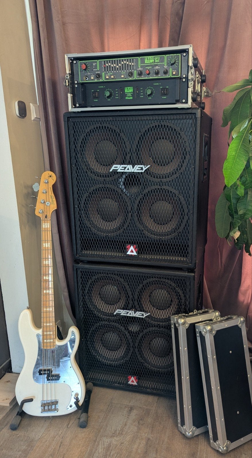 Trace Elliot GP12 SMX bass rig + 2 Peavey 410 TVX, Muziek en Instrumenten, Ophalen, Gebruikt, Basgitaar, 100 watt of meer