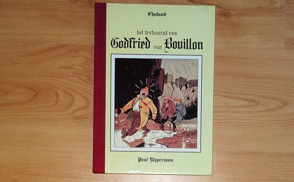 Freddy Lombard, het testament van Godfried van Bouillon., Boeken, Eén stripboek, Ophalen of Verzenden, Gelezen