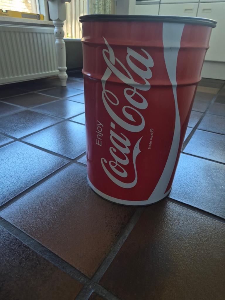 Cocacola opberg ton, Verzamelen, Ophalen, Zo goed als nieuw