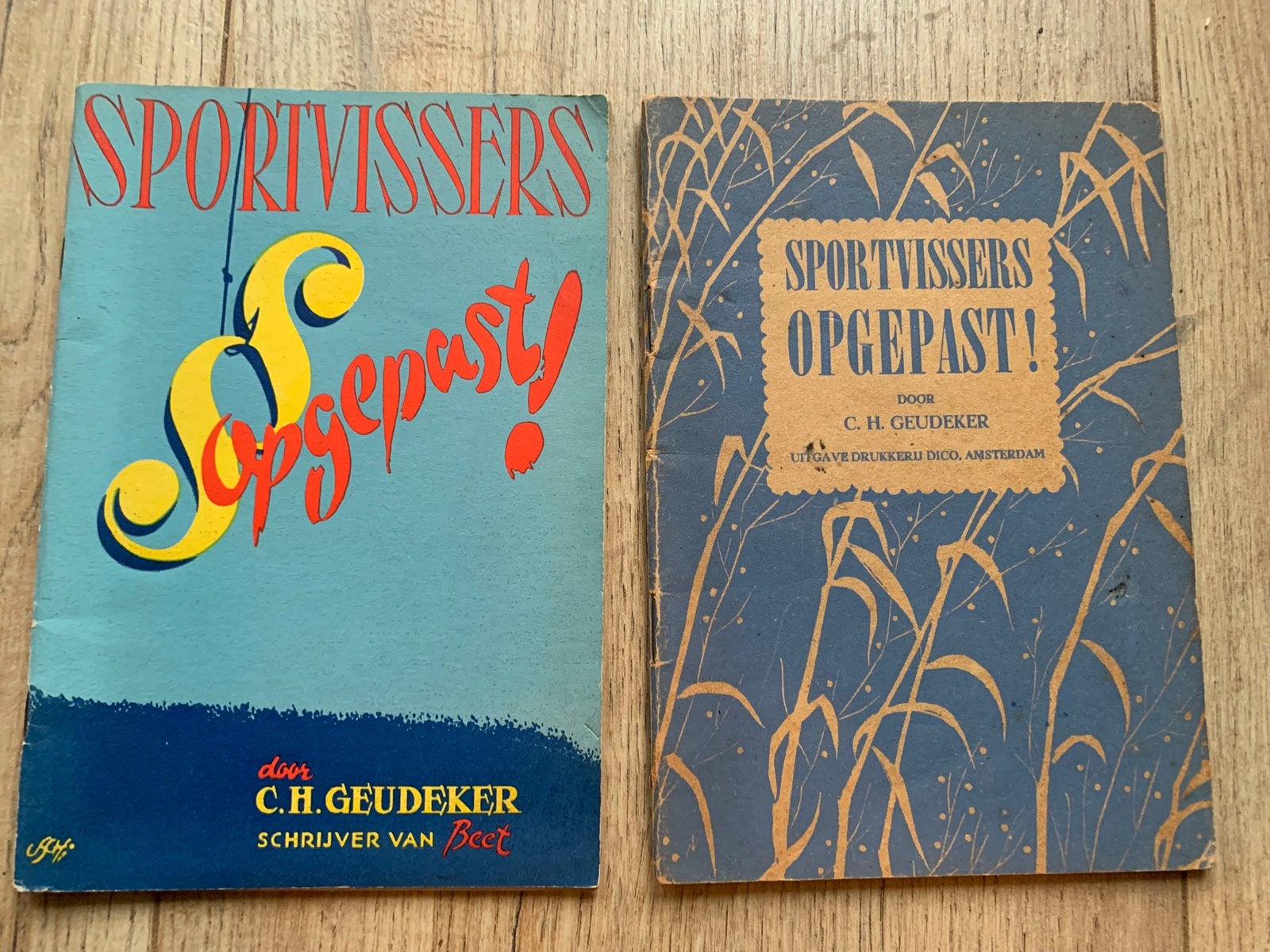Hengelsport visboeken sportvissers opgepast 1e en 2e druk, Watersport en Boten, Ophalen of Verzenden, Zo goed als nieuw, Boek of Tijdschrift