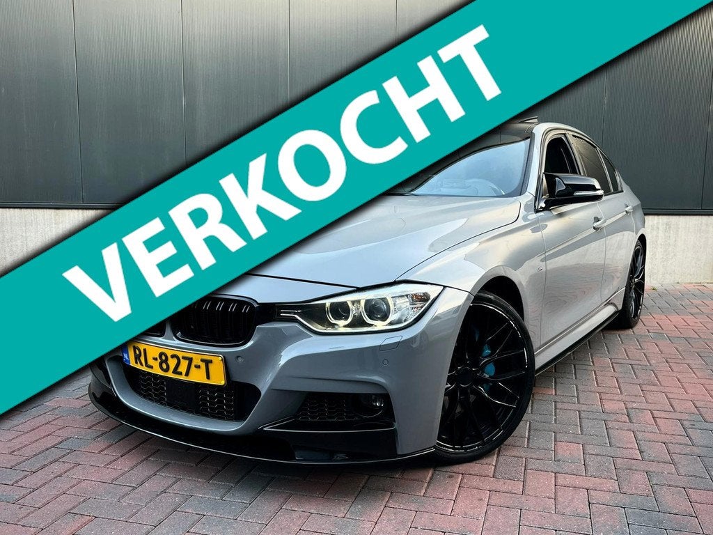 BMW 3-serie 318d High Executive * M-perf * Aut * Pano * Led, Auto's, BMW, Automaat, Achterwielaandrijving, Zwart, Leder