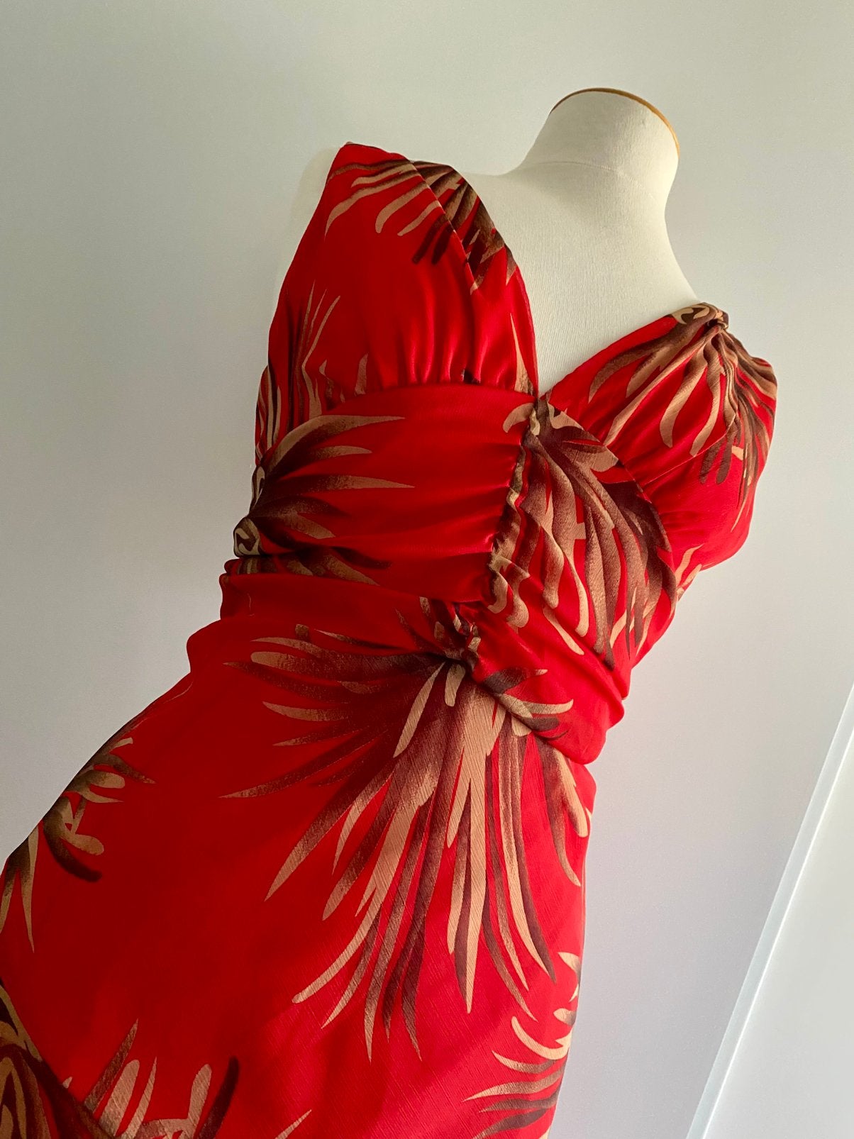Prachtige rode zomerjurk maat M, Kleding | Dames, Maat 38/40 (M), Ophalen of Verzenden, Zo goed als nieuw, Rood