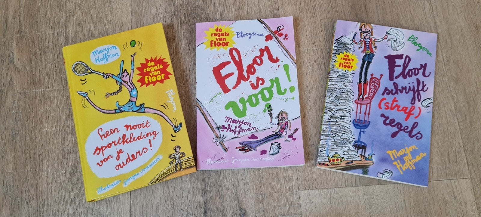 De Regels van Floor - Marjon Hoffman (3 boeken of los), Ophalen of Verzenden, Zo goed als nieuw, Marjon Hoffman, Fictie