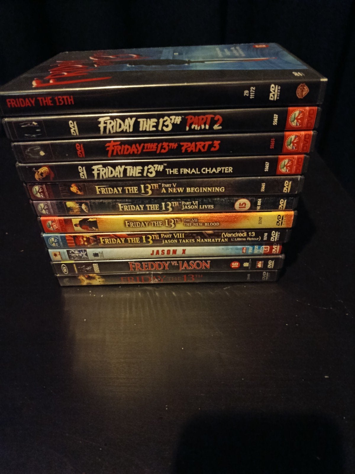 Friday the 13th Collectie 11/12 DVD ZGAN, Engels, Vanaf 16 jaar, Ophalen of Verzenden, Zo goed als nieuw
