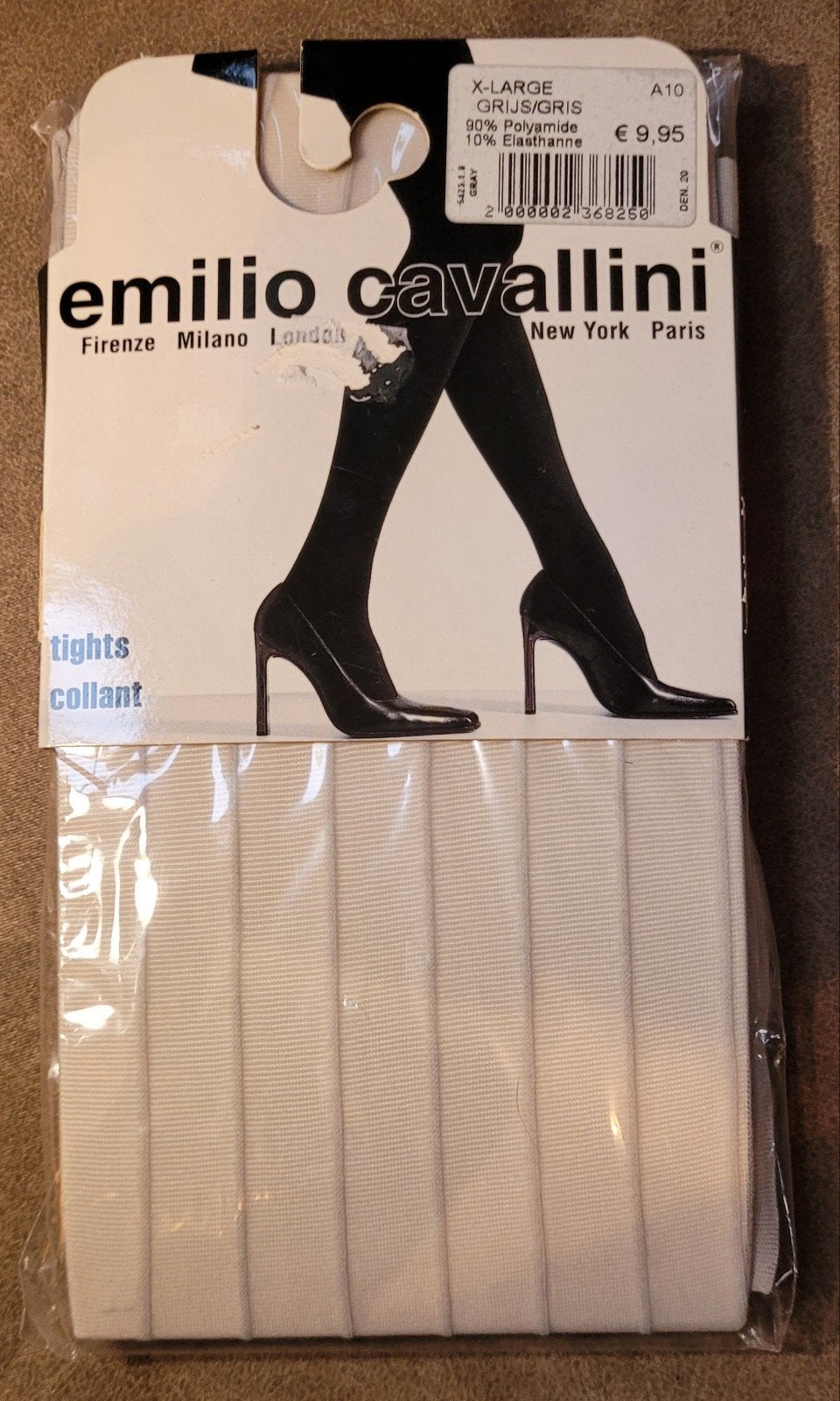 Nieuw! Cavallini Panty - Grijs - Maat XL, Maat 48/52 (XL), Nieuw, Ophalen of Verzenden, Emilio Cavallini