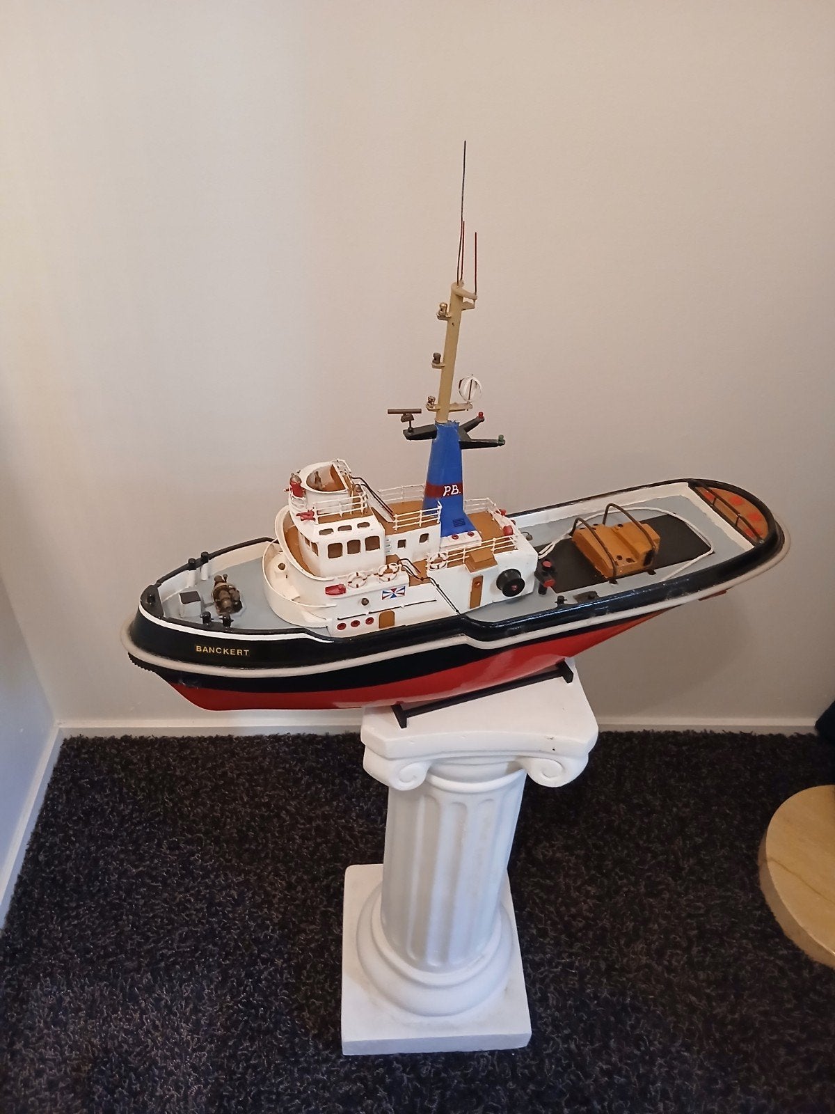 Kust havensleepboot, Ophalen