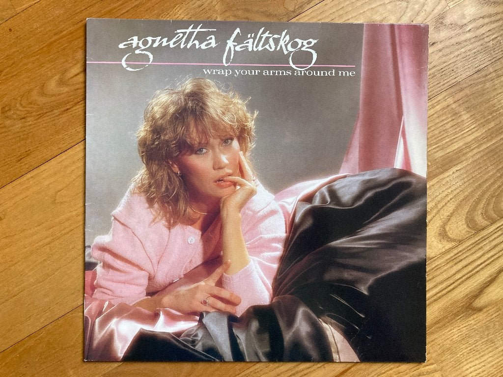 LP Agnetha Fältskog - Wrap your arms aound me, Beschermende buitenhoes, LP, Gebruikt, Pop