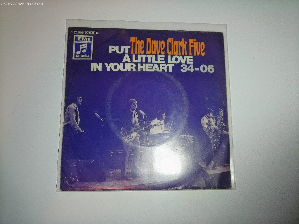 The Dave Clark Five - Put a little Love in your heart, Cd's en Dvd's, Gebruikt, Fotohoes, 7 inch, Ophalen of Verzenden