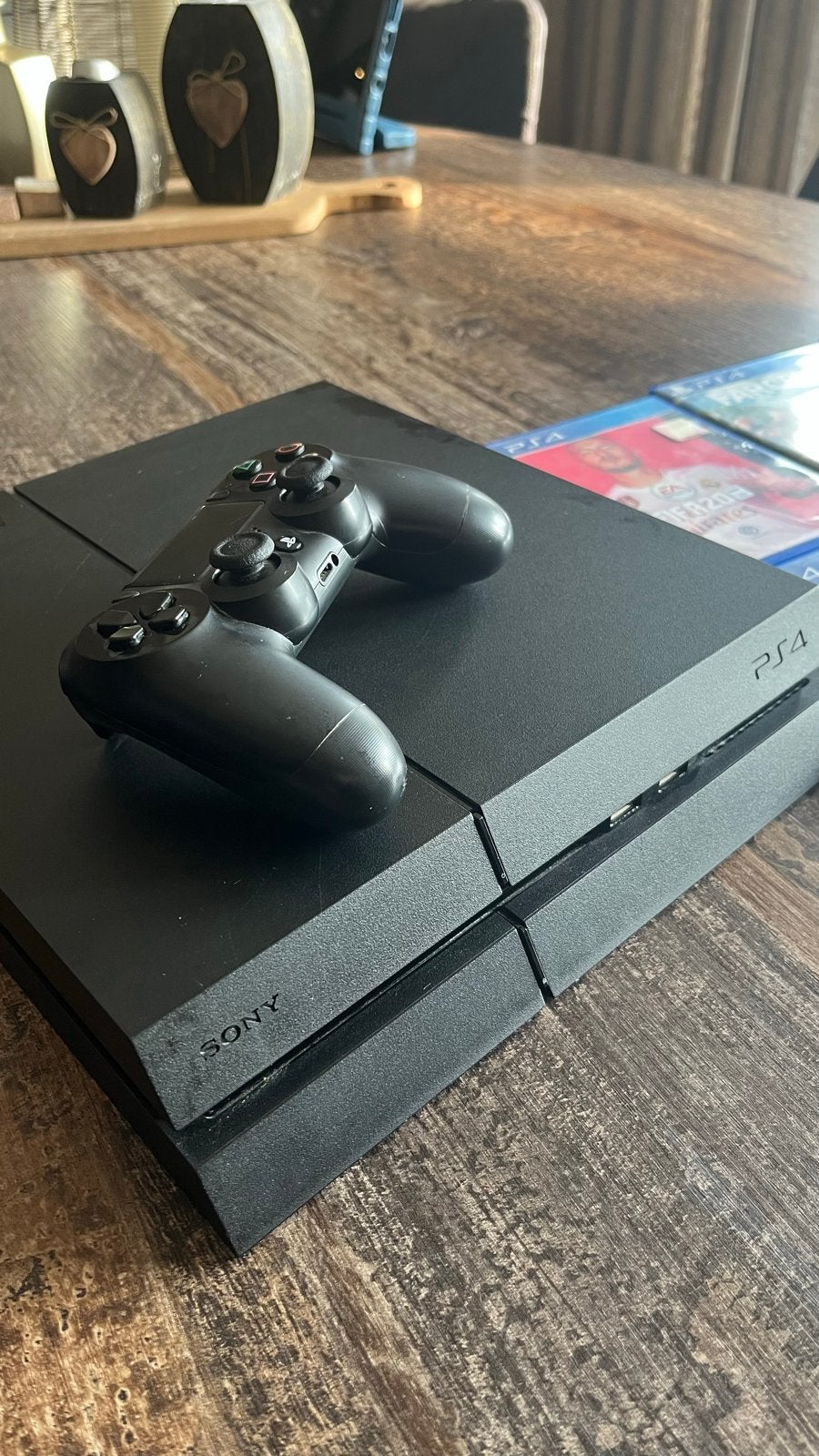 Sony PlayStation 4 (PS4) met controller en games, Ophalen, Online, Gebruikt, 1 speler
