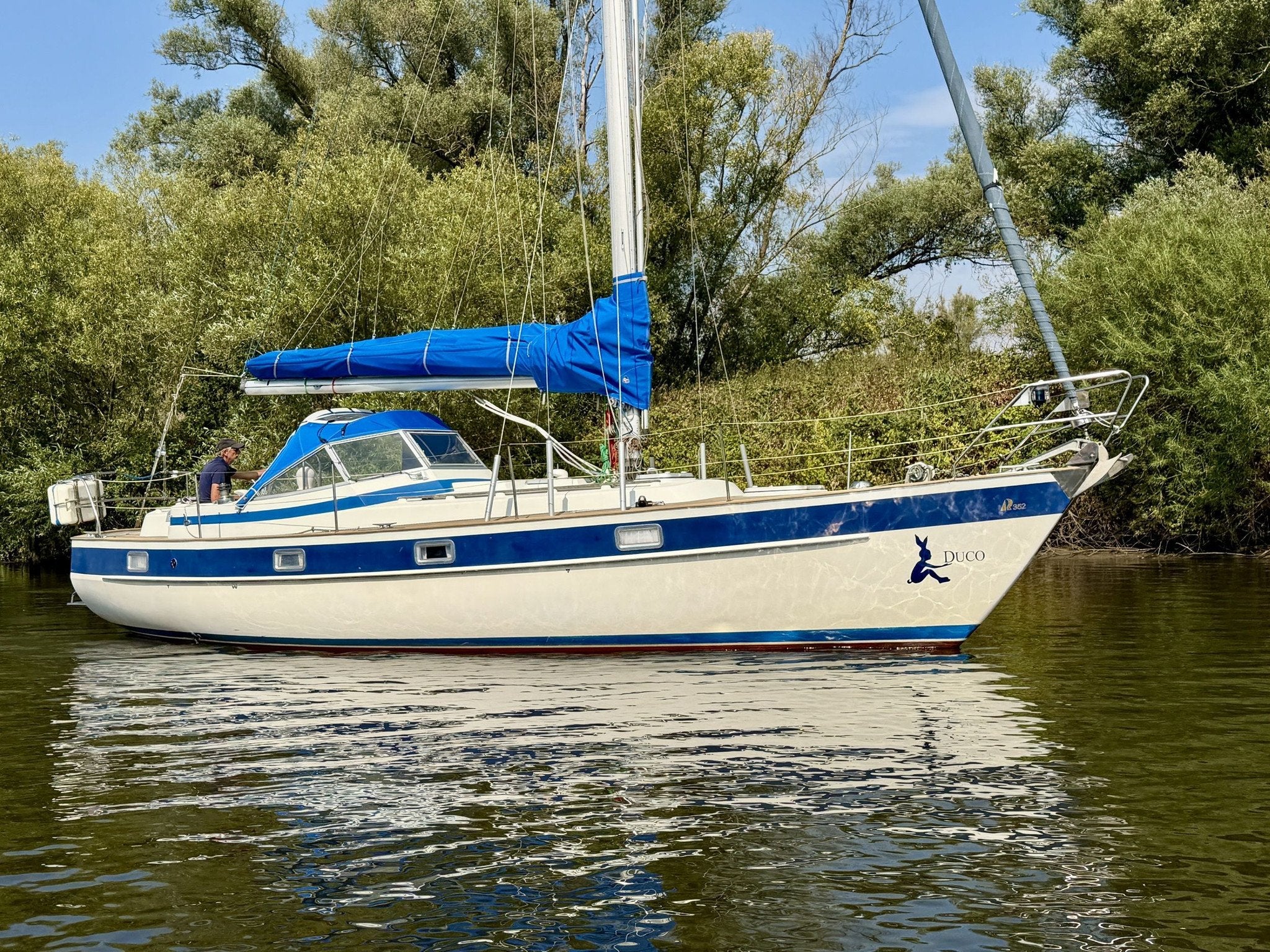 Hallberg rassy 352 Inruil Bespreekbaar, Watersport en Boten, Kajuitzeilboten en Zeiljachten, Gebruikt, Polyester, Diesel