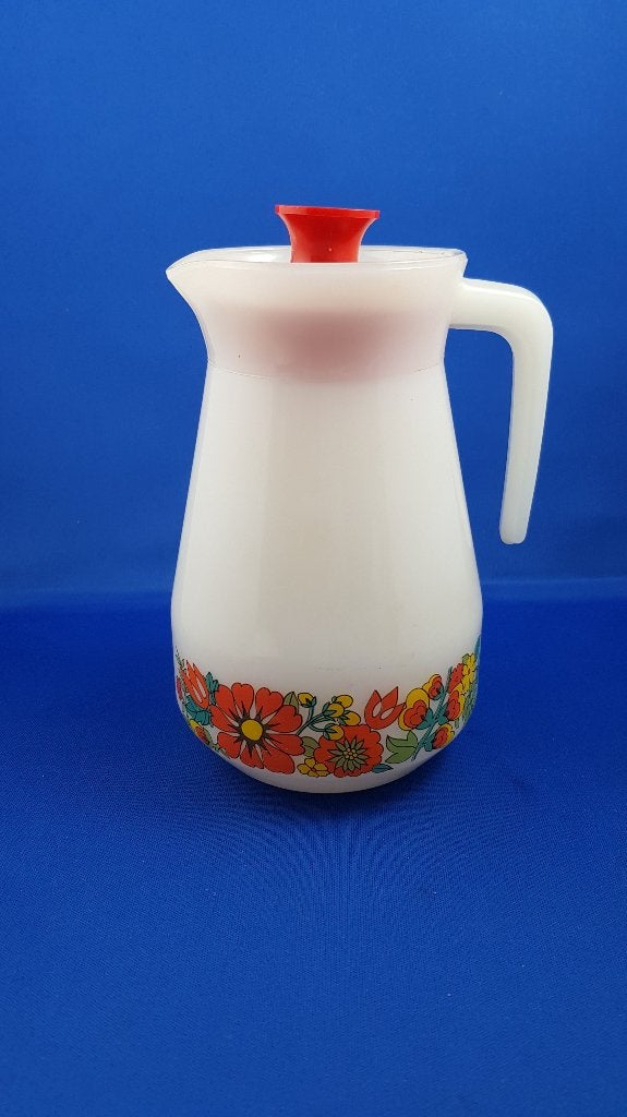 Vintage limonadekan of waterkan Schott Mainz Jena Glas. 2A6