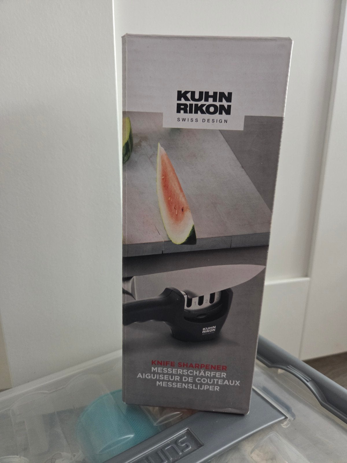 Nieuwe messenslijper van Kuhn Rikon, Overige typen, Ophalen of Verzenden, Nieuw, Overige merken