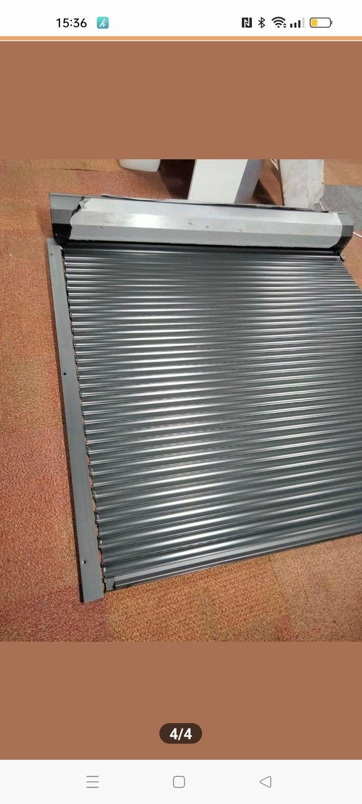 Nieuw zwart mat rolluik van Alulux, Ophalen, Nieuw, Wit, Minder dan 100 cm