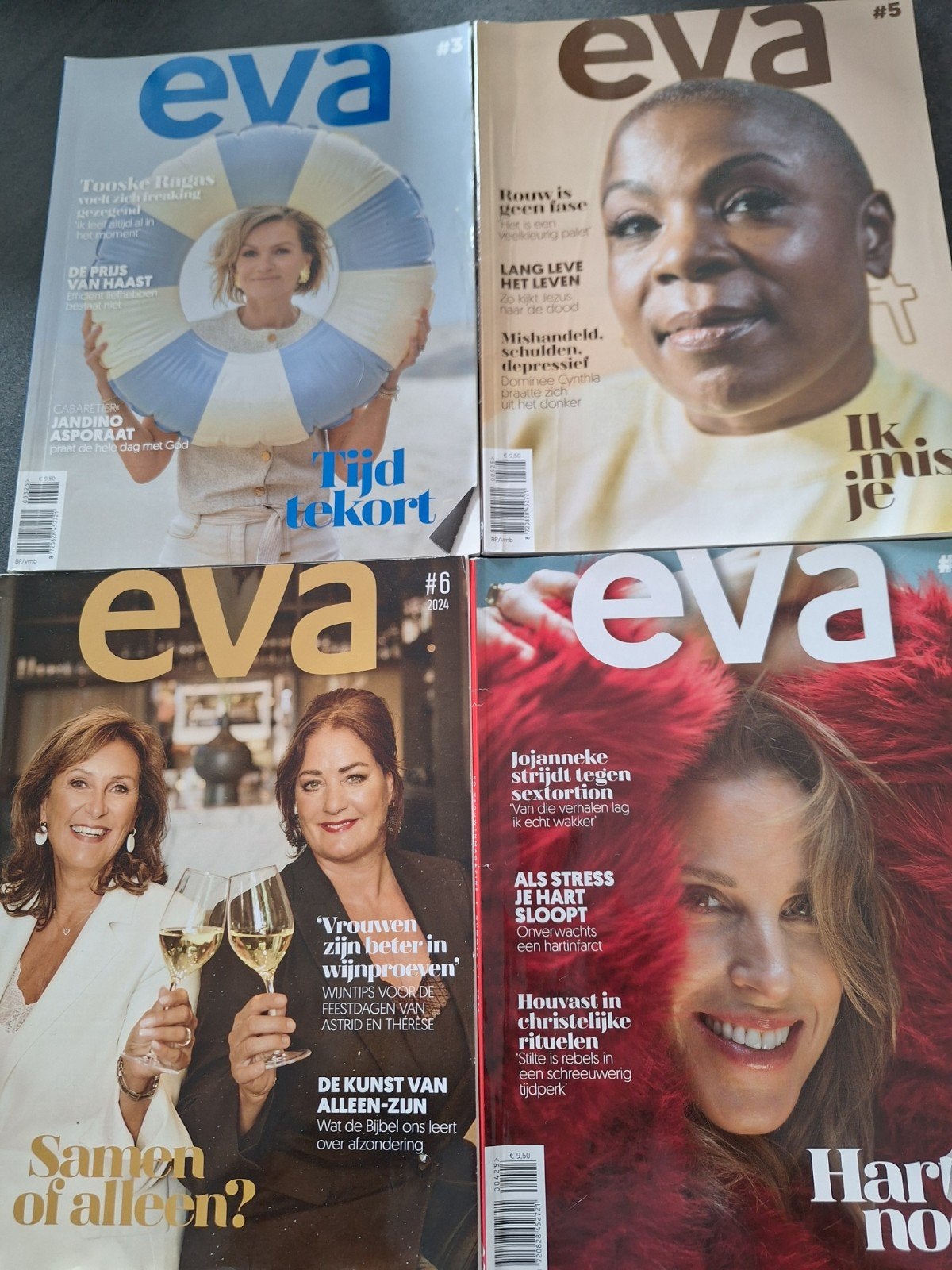 4x Eva 2025, Ophalen of Verzenden, Gelezen, Damesbladen