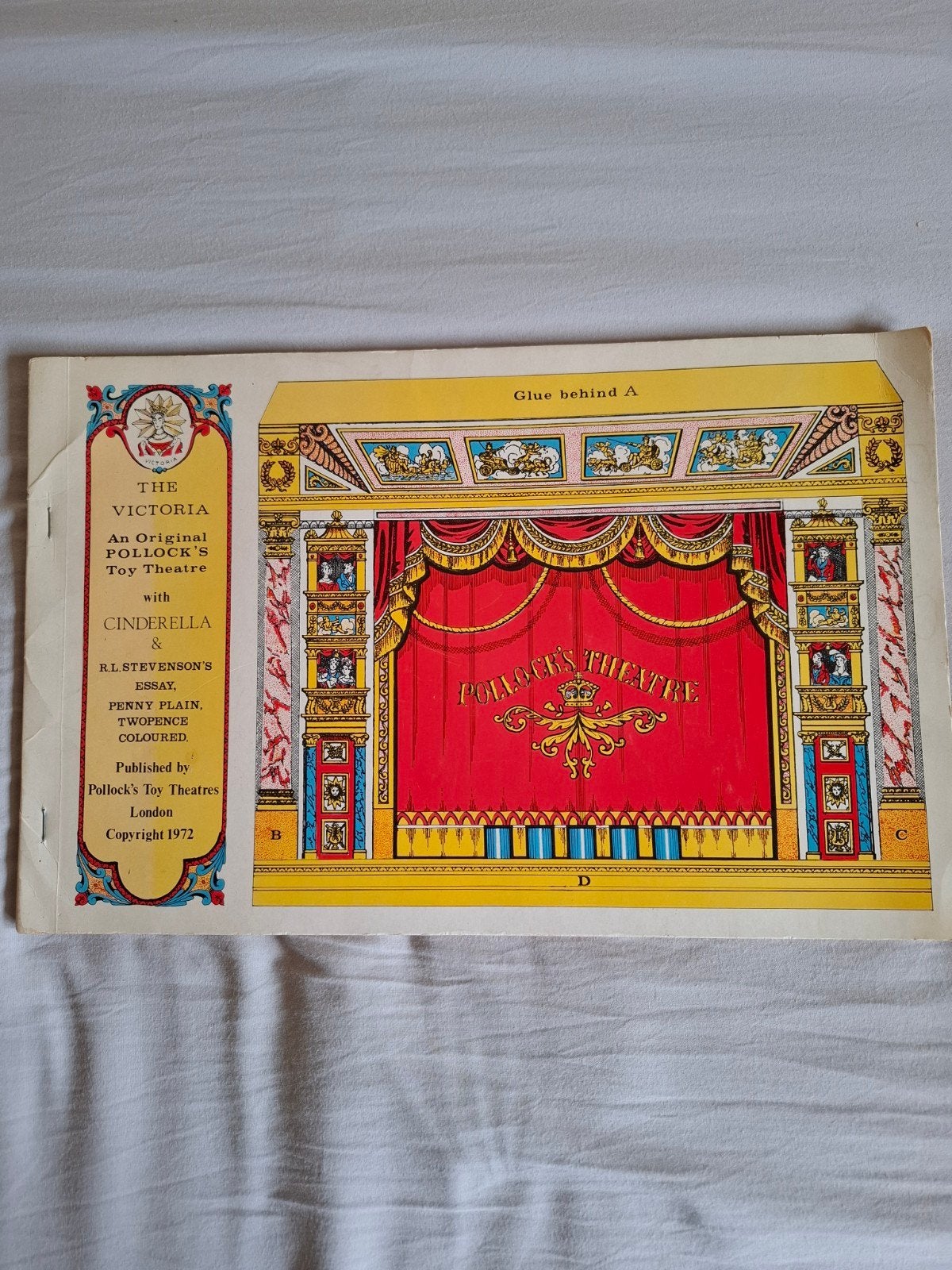 Victoria Pollock's Toy Theatre met Assepoester, Antiek en Kunst, Ophalen of Verzenden, R.L. Stevenson