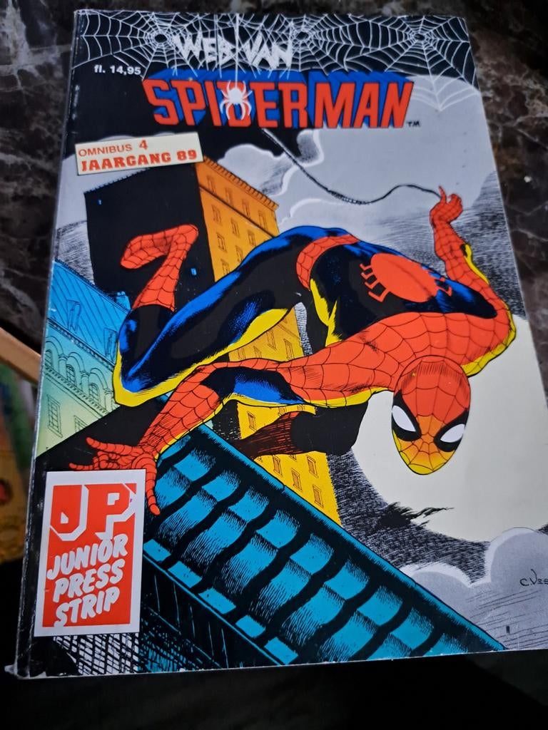 Web van Spiderman Omnibus 4 Jaargang 89, Boeken, Strips | Comics, Eén comic, Ophalen of Verzenden, Gelezen, Europa