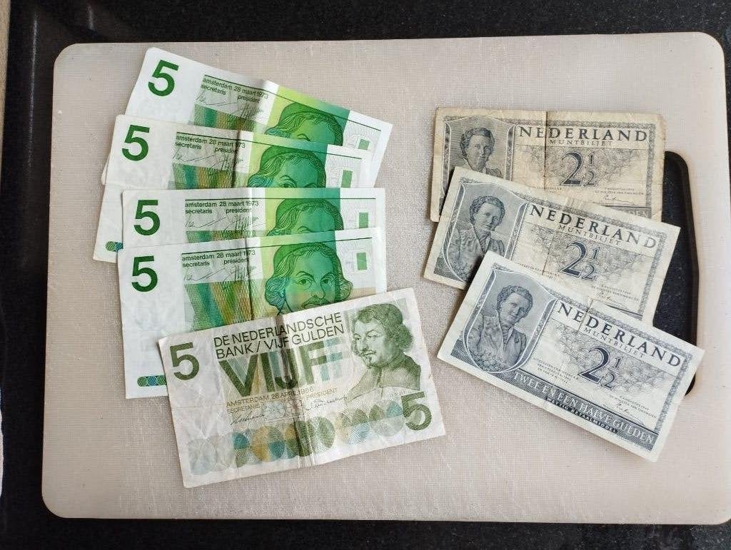 Vijf gulden bank biljetten, Ophalen of Verzenden, 5 gulden, Los biljet