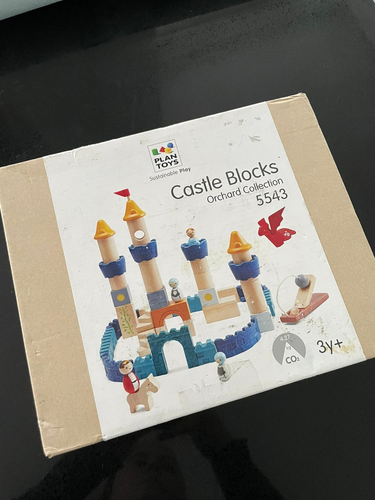 Plan toys kasteelblokken, Kinderen en Baby's, Speelgoed | Houten speelgoed, Ophalen of Verzenden