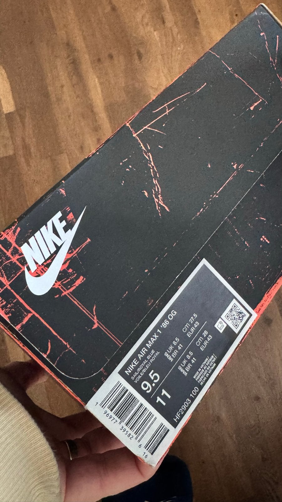 Nike Air Max 1 '86 OG Royal Blue Volt - Nieuw in doos, Ophalen of Verzenden, Nieuw, Blauw, Sneakers of Gympen
