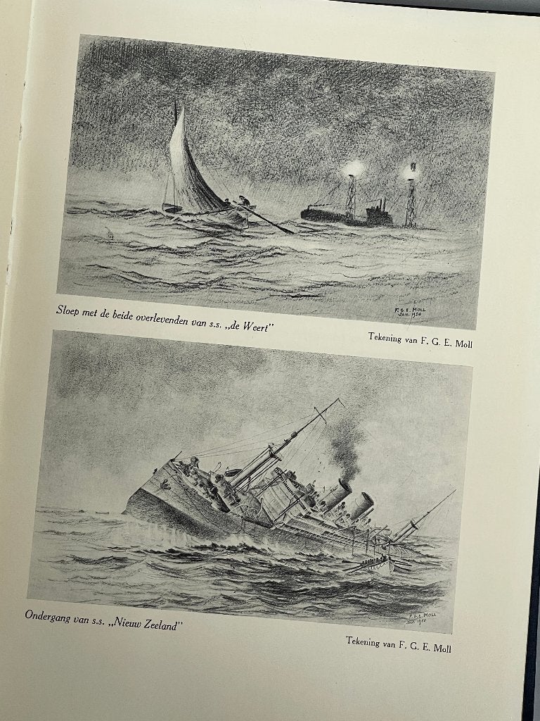 De KPM in oorlogstijd (1950) Ned. Indië   WO II, Ophalen of Verzenden, Overige soorten, Nederland, Boek of Tijdschrift