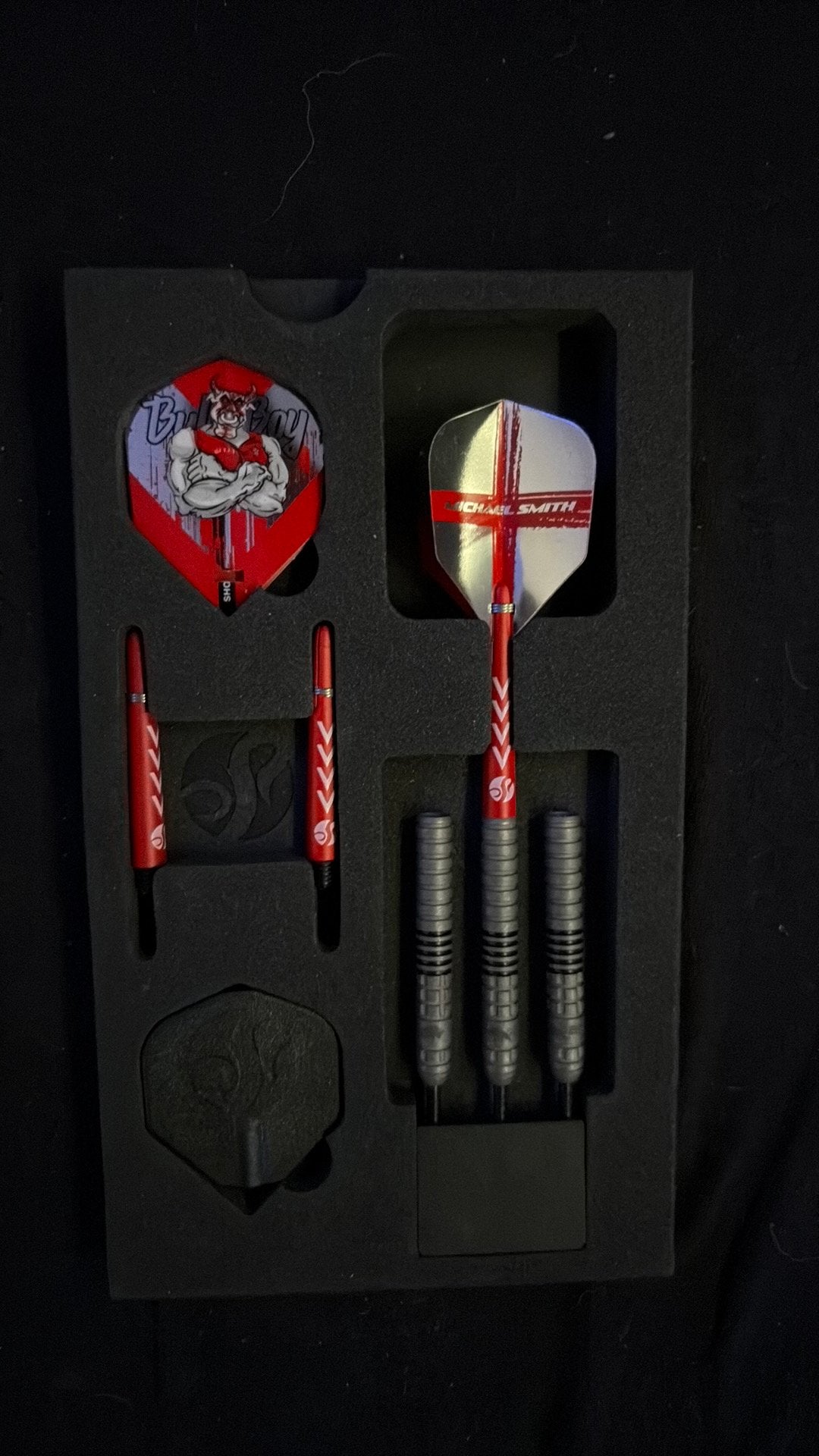 michael smith s2 darts zgan, Ophalen of Verzenden, Zo goed als nieuw, Pijlen