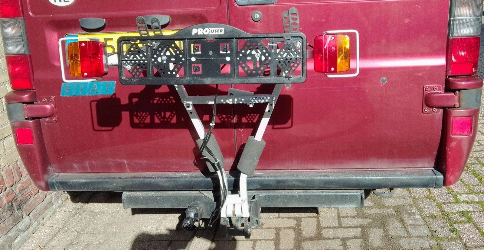 Fietsendrager Pro-User trekhaak met afneembare lichtbalk., Ophalen, 2 fietsen, Gebruikt, Trekhaakdrager