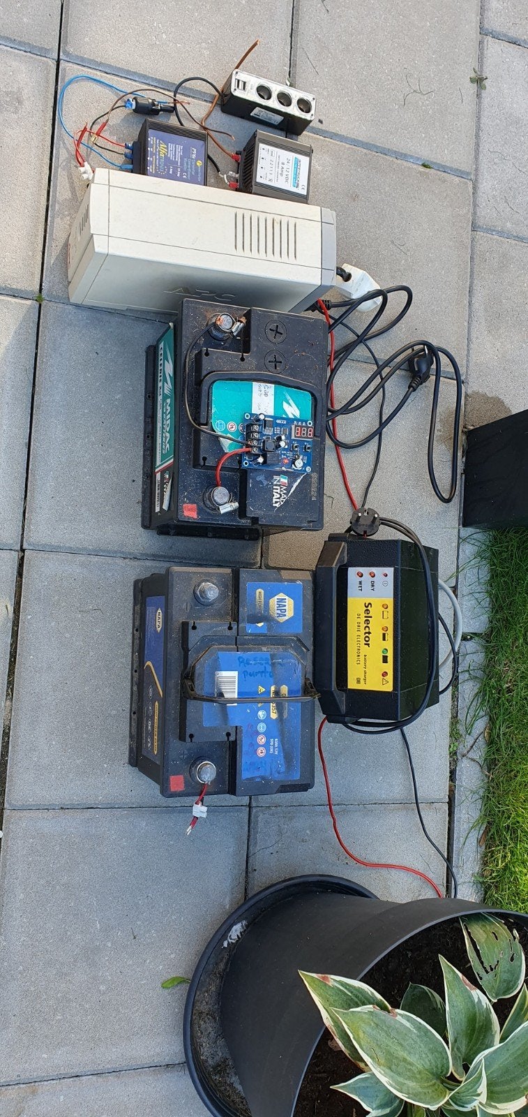 off grid systeem, Ophalen