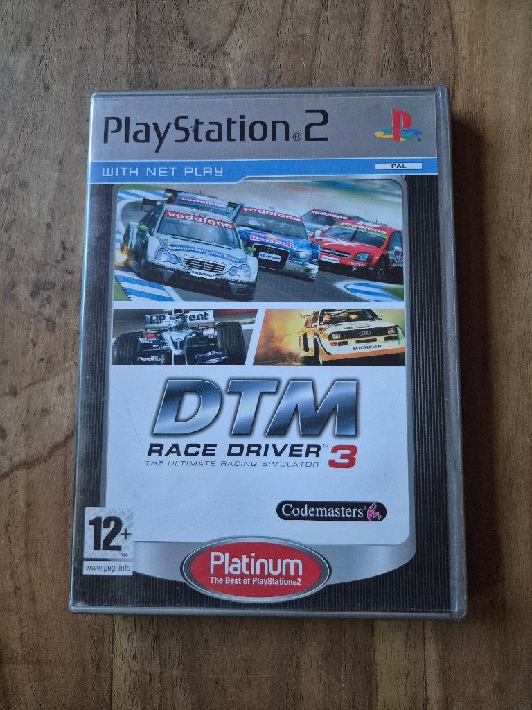 DTM Race Driver 3 (Platinum) - PlayStation 2, 1 speler, Racen en Vliegen, Ophalen of Verzenden, Zo goed als nieuw