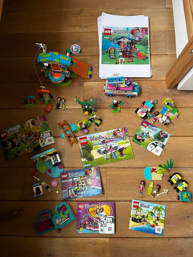 Grote collectie LEGO Friends sets met instructies, Ophalen, Gebruikt, Lego, Friends