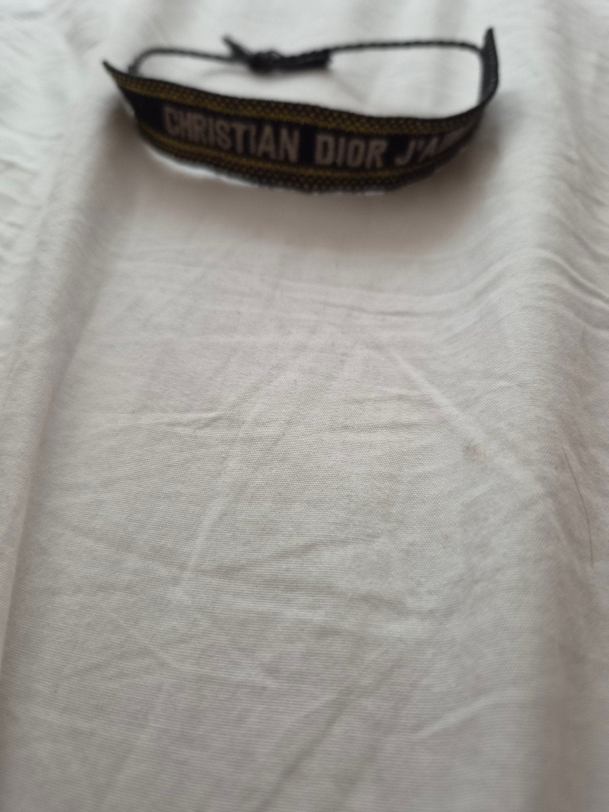 Christian Dior J'Adior armband - Zwart met goud, Ophalen, Gebruikt, Zwart, Overige materialen