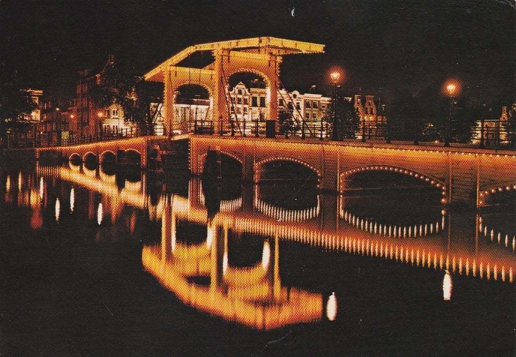 AMSTERDAM Magere Brug Avond, Verzamelen, Verzenden, 1960 tot 1980, Gelopen, Noord-Holland