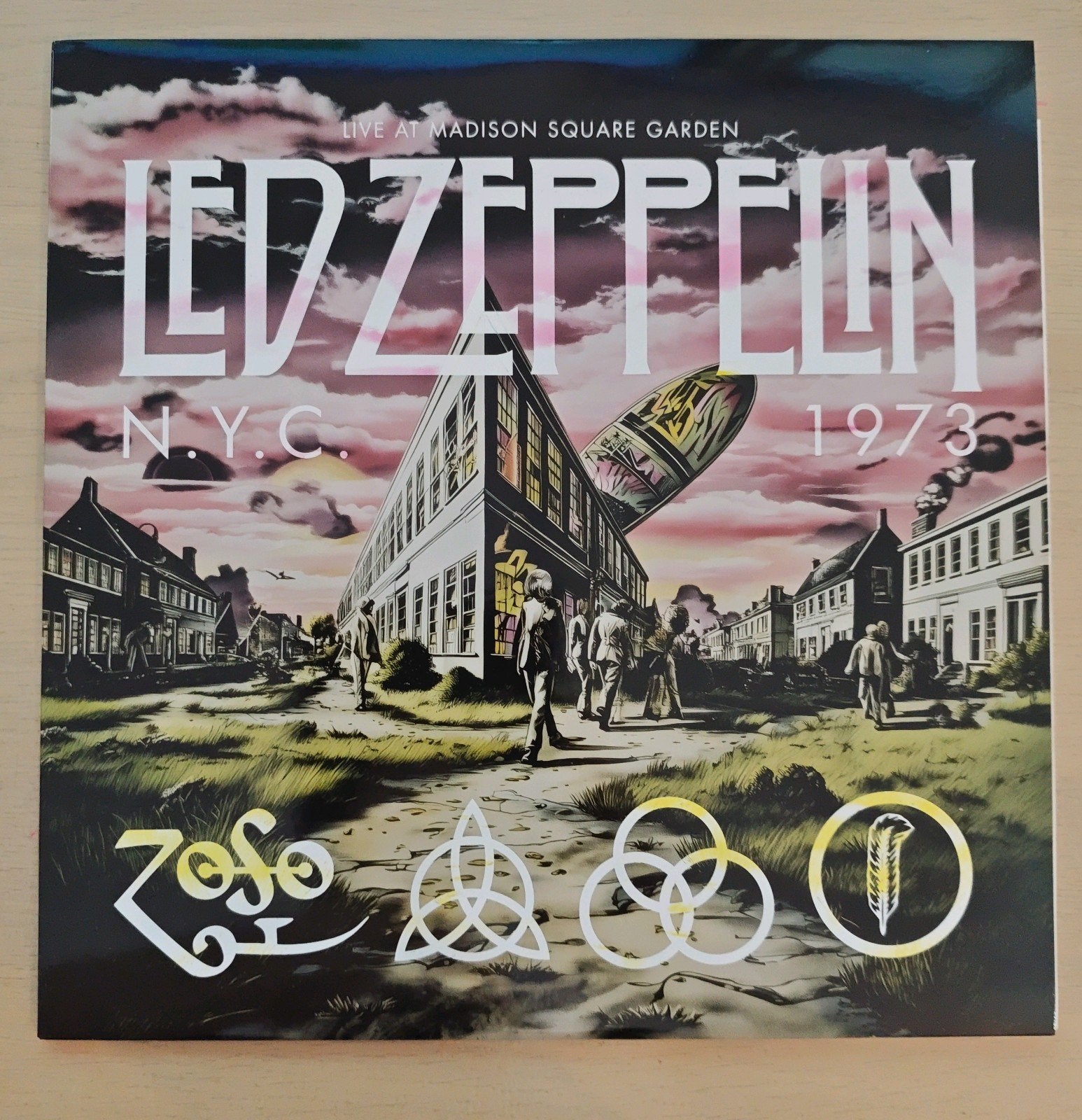 Led Zeppelin - Live at Madison Square Garden NYC 1973 LP, Hard Rock, Ophalen of Verzenden, 12 inch, Dubbel-LP