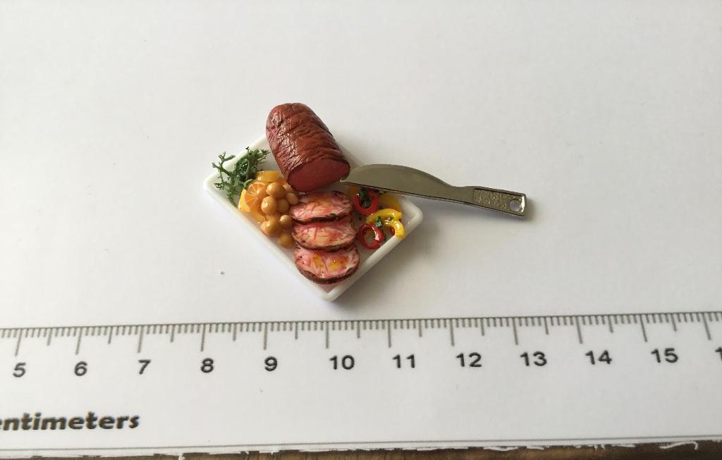 Poppenhuis miniaturen maaltijd 43, Ophalen of Verzenden, Nieuw, Poppenhuis