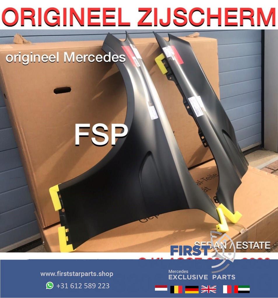 W205 S205 C63 AMG ZIJSCHERM RECHTS VOORSCHERM rechter SCHERM, Gebruikt, -, Rechts, Ophalen of Verzenden