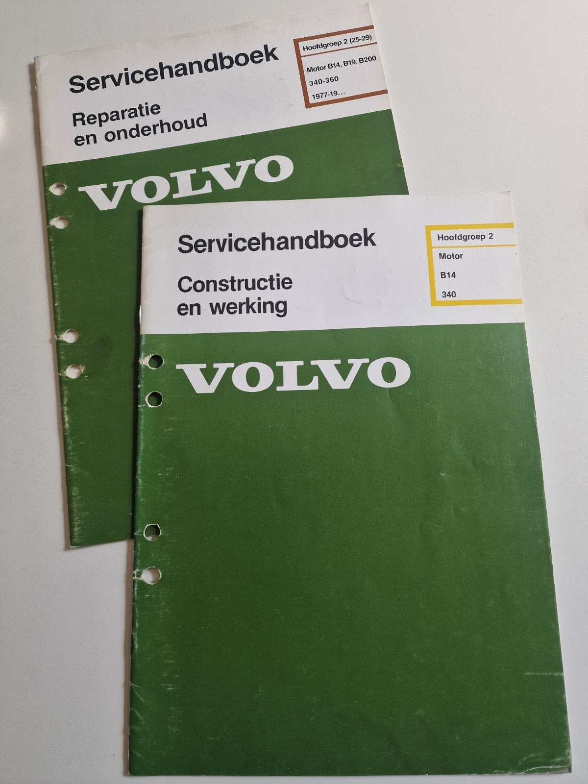 Volvo Servicehandboek Motor B14, B19, B200 340-360, Ophalen of Verzenden