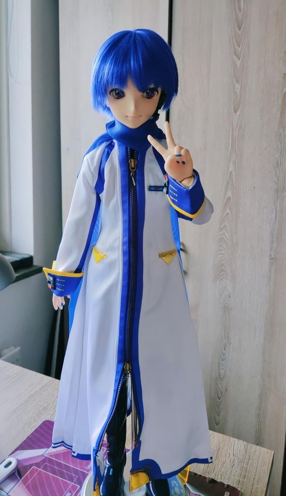 Vocaloid Kaito Dollfie Dream doll Volks Anime Figure, Ophalen of Verzenden, Zo goed als nieuw
