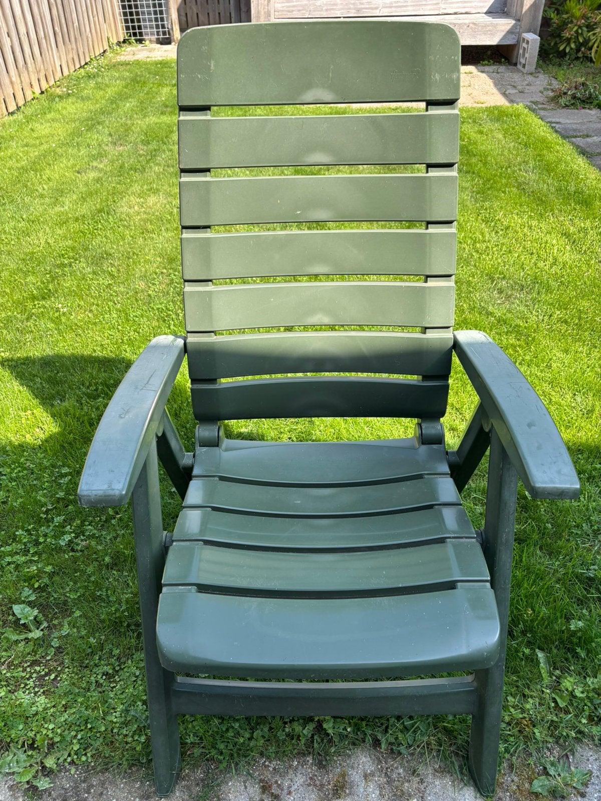 4 verstelbare Hartman tuinstoelen, Ophalen, Gebruikt, Kunststof, Verstelbaar