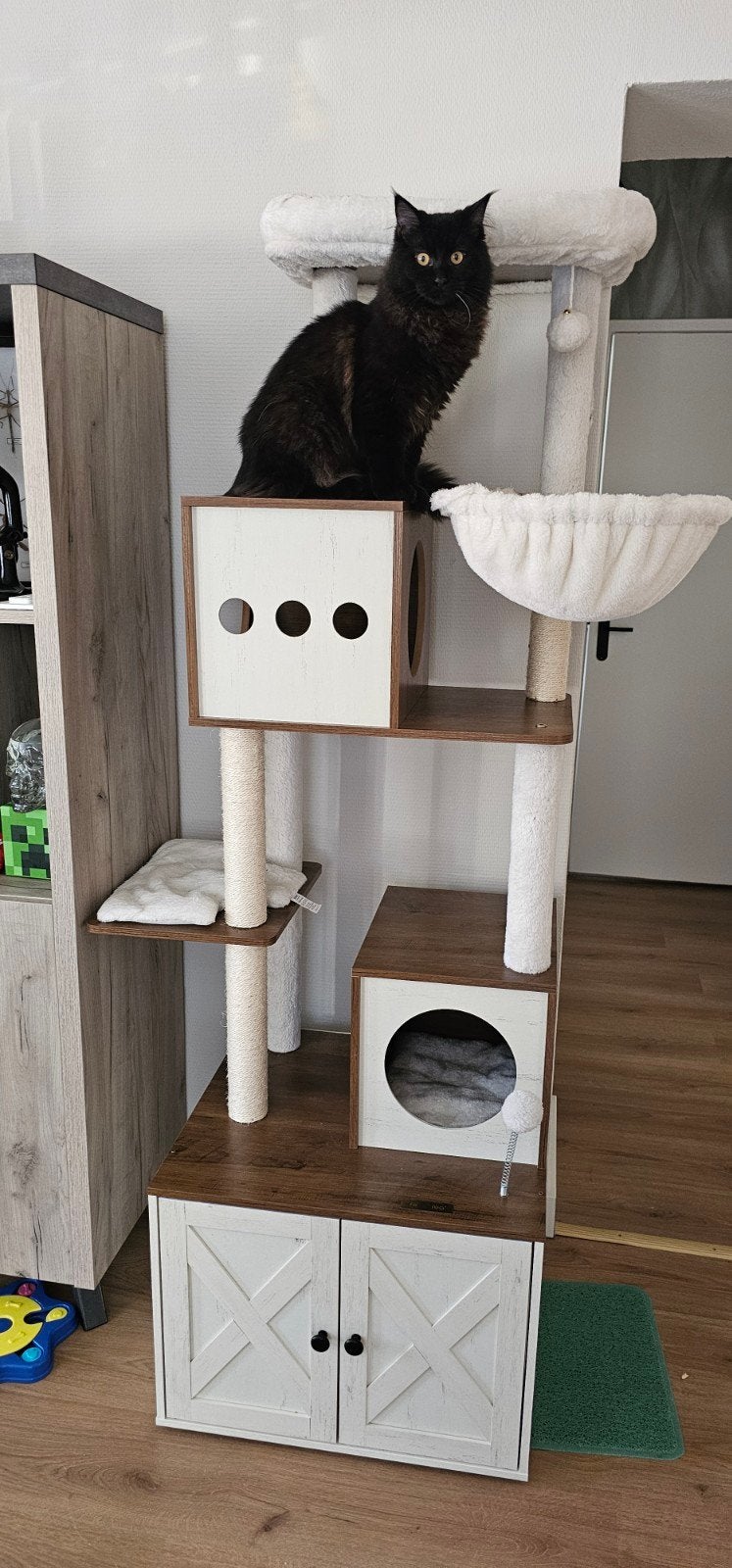 krabpaal met kattenbak kast, Dieren en Toebehoren, Ophalen, Zo goed als nieuw