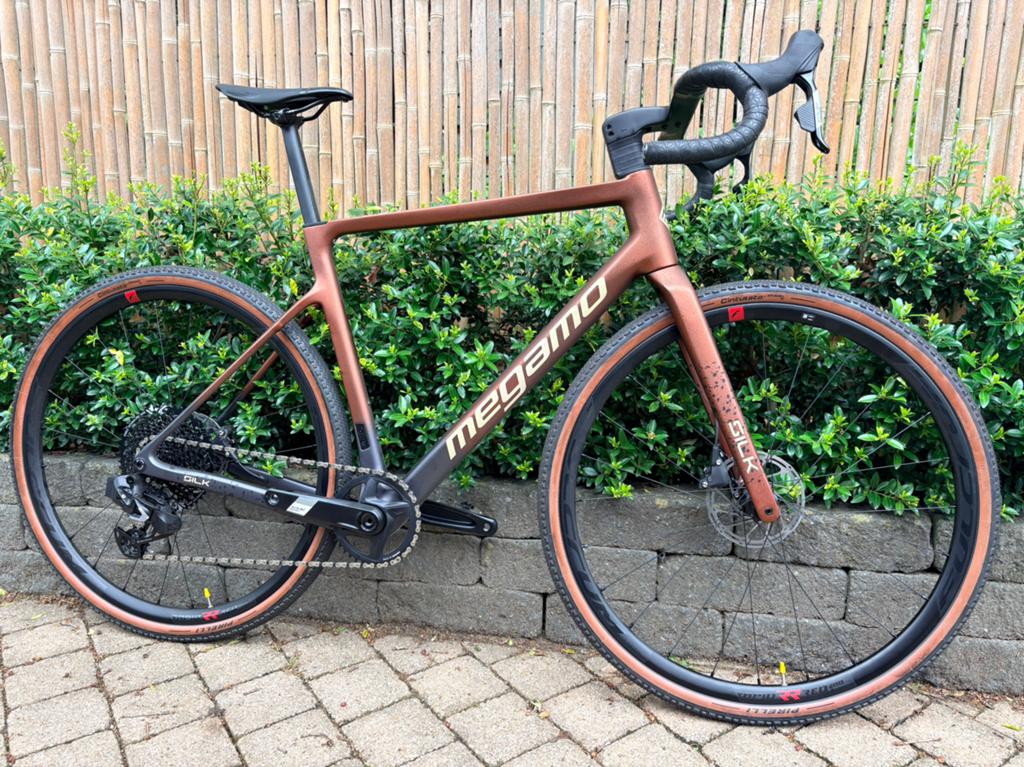 Megamo Silk Carbon Gravelbike – SRAM Apex AXS, maat L, NIEUW, Carbon, 10 tot 15 versnellingen, Nieuw, 53 tot 57 cm