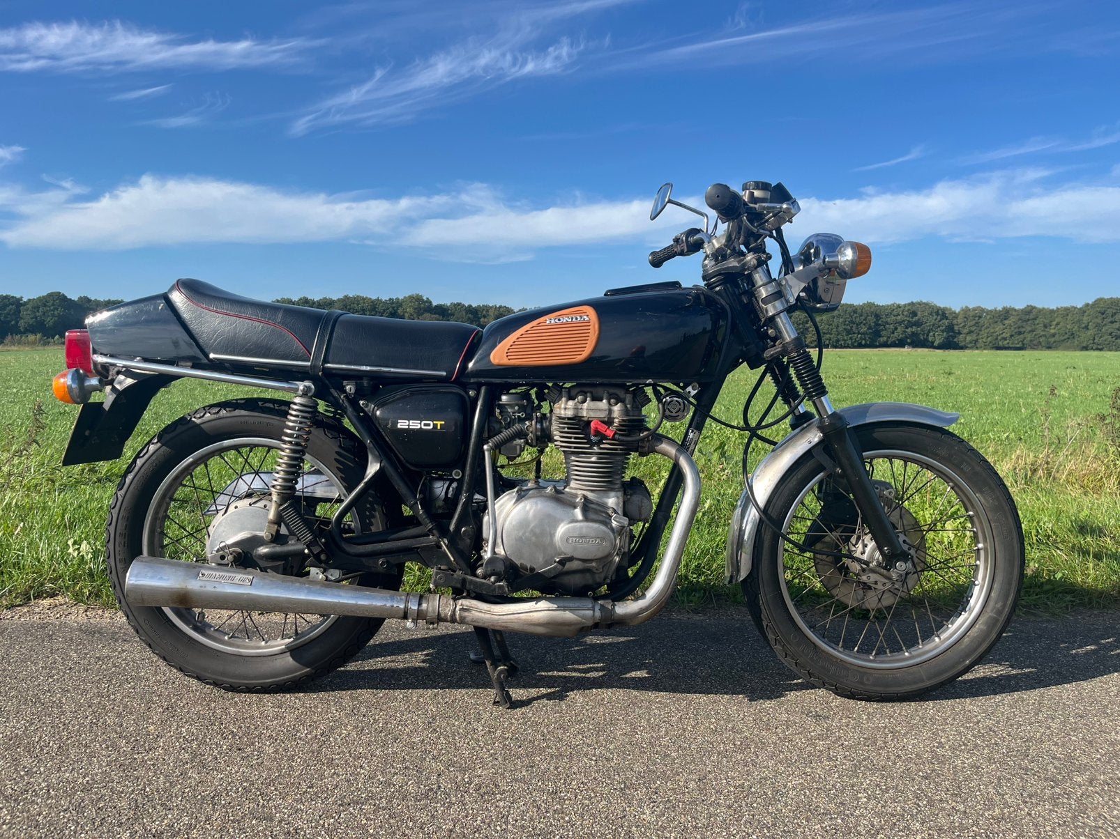 Klassieke Honda CJ250T bouwjaar 1979, Motoren, 250 cc, 2 cilinders, Gebruikt, Toermotor