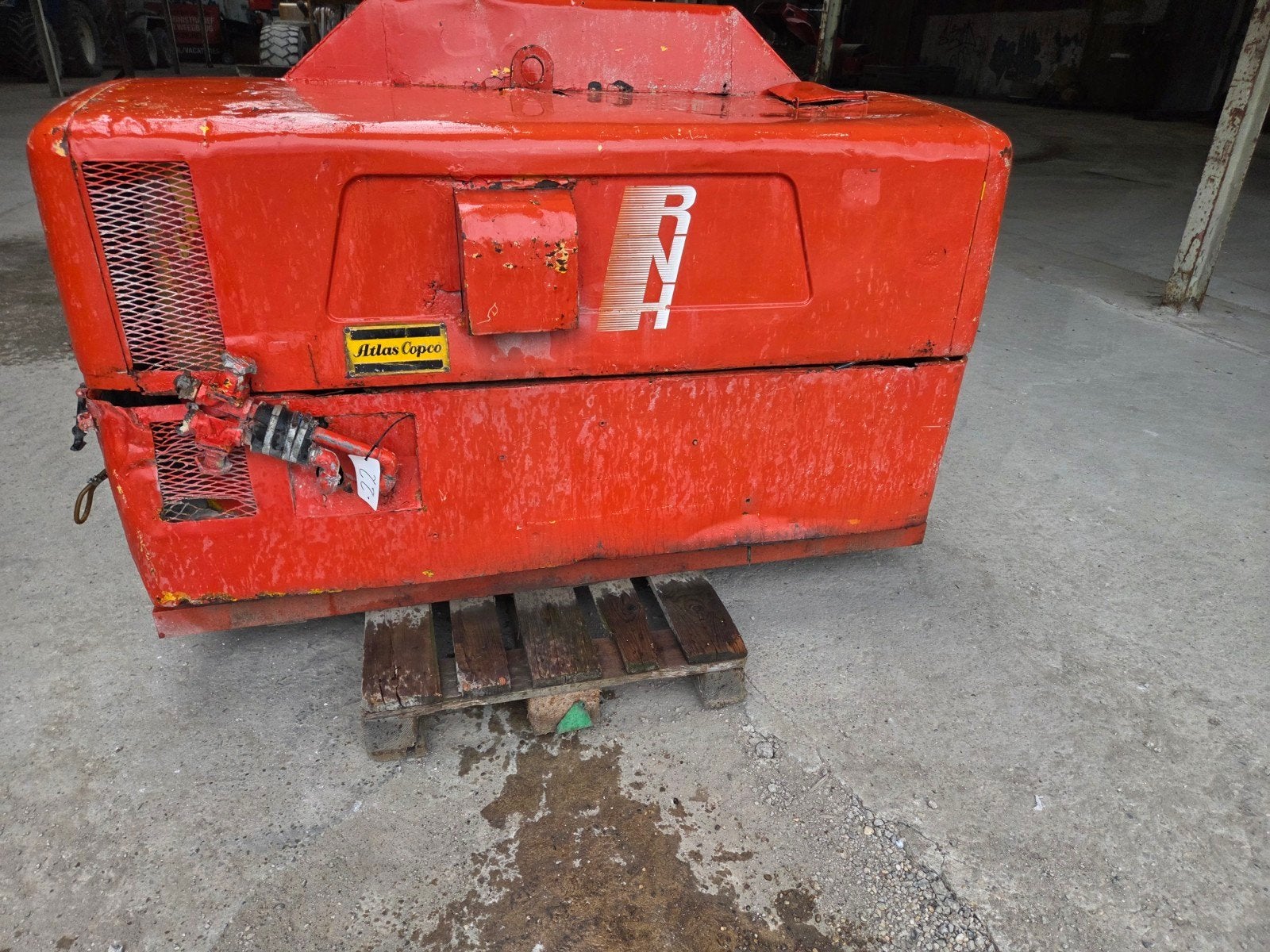 atlas copco compressor, Doe-het-zelf en Verbouw, Ophalen, Gebruikt, Geluidgedempt, 6 tot 10 bar