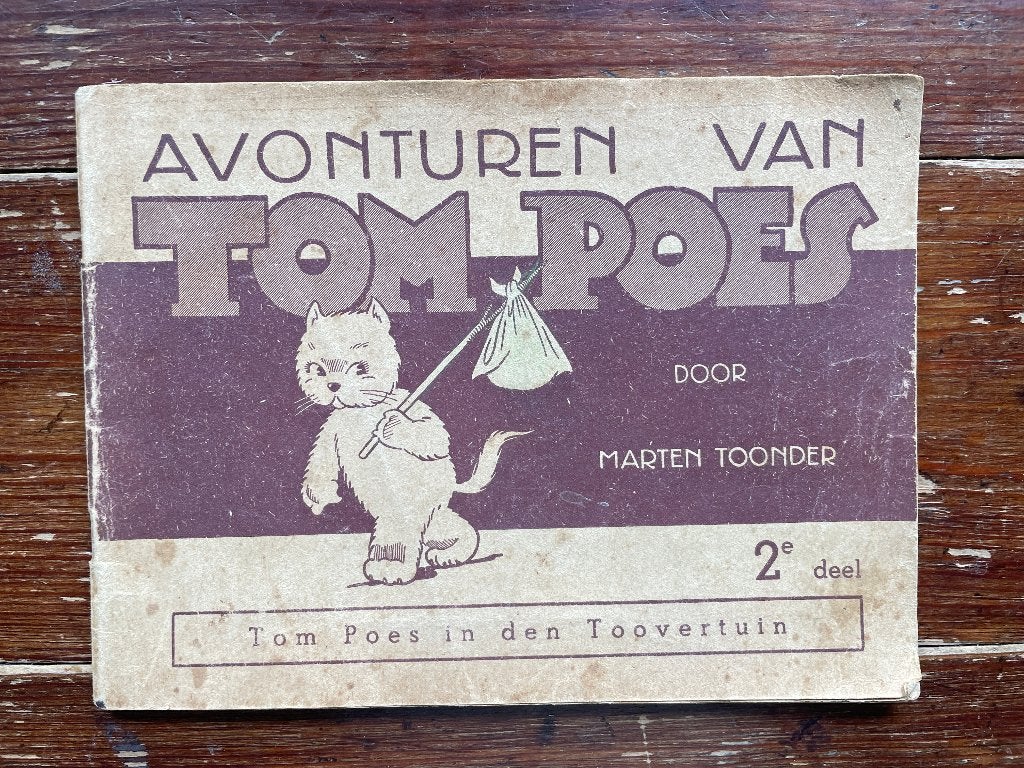 Marten Toonder Tom Poes in den Toovertuin 1942, Verzamelen, Ophalen of Verzenden, Olivier B, Bommel en Tom Poes, Gebruikt, Boek of Spel