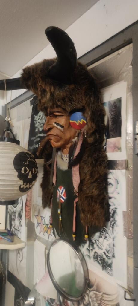 Indianen masker, Ophalen of Verzenden, Halloween of Griezel